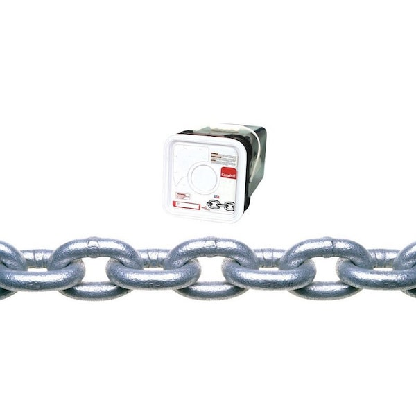 Campbell Chain & Fittings Campbell 5/16 in. Oval Link Carbon Steel Proof Coil Chain 5/16 in. D X 75 ft. L 143536 - main